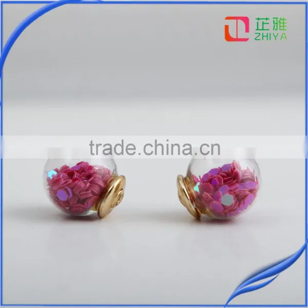 Aros Double Pearl Rhinestone Crystal Earrings for Women Crystal Gold Stud Earrings Jewelry Accessary photo-4