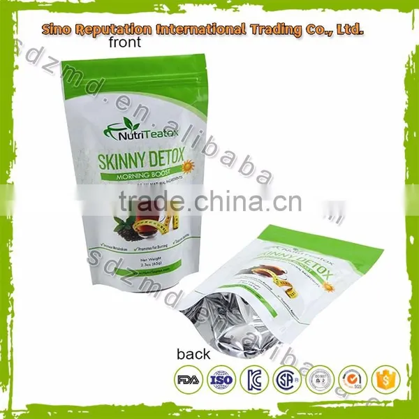 Self Standing Plastic Tea Bag Packaging/ Hot Sales Biodegradable Foil Wrapped Tea Bags photo-6