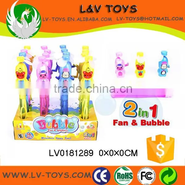 Lovely Bubble Wand Pull Line Fan Summer Toys photo-3