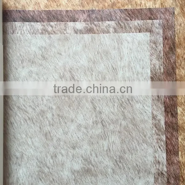 Good Selling New Design Fake Fur Vinyl Wallpaper photo-4