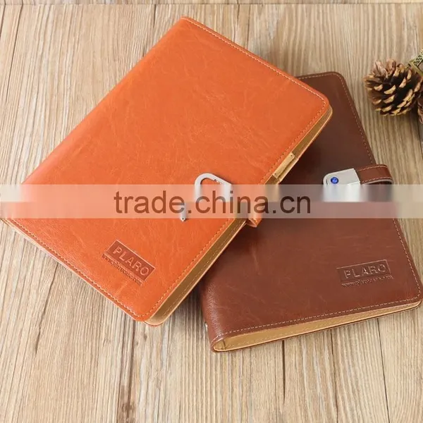 Factory Price Custom Business Paper Notebook With USB photo-4