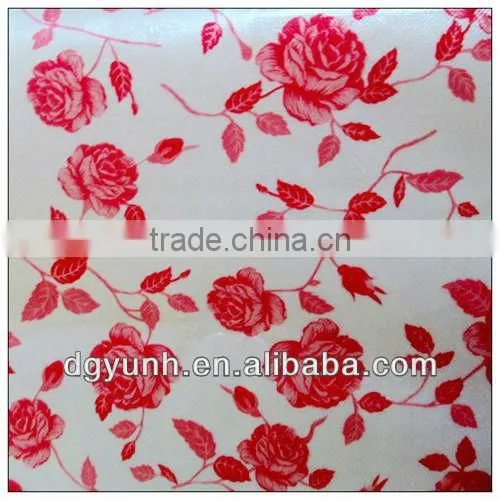 Red Flowers Tablecloth & Tablecloth Rolls photo-4