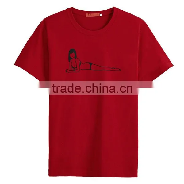 Mens Custom Printed T-Shirt Cotton T-shirt Short Sleeve T-shirt photo-2
