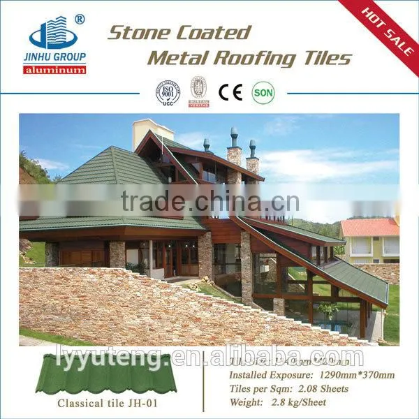 Decoration Material Roof Tiles- Classical Roofing Materials/ Stone Coated Metal Roof Tile photo-4