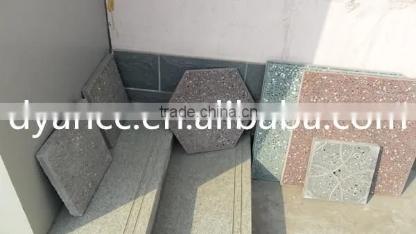 Terrazzo floor title machine