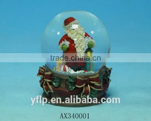 2015 Factory Hot New Products Resin Globes Crafts for Christmas Gifts photo-2