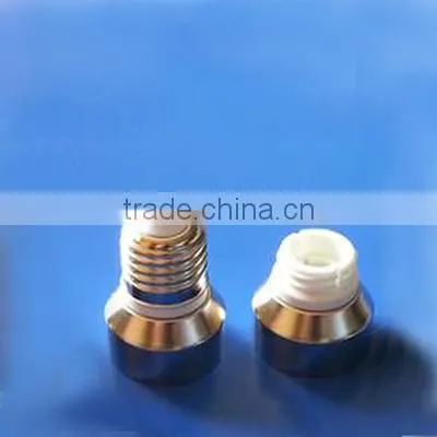 Porcelain PAR38 Lamp Cap Nickel Plated Brass