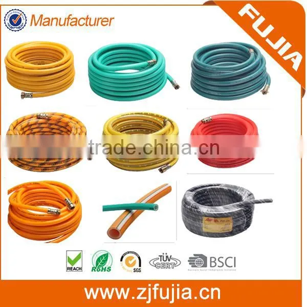Fiber Braided Reinforce Colored High Pressure Korea Plastic PVC Agricultural Water Spray Hose photo-4