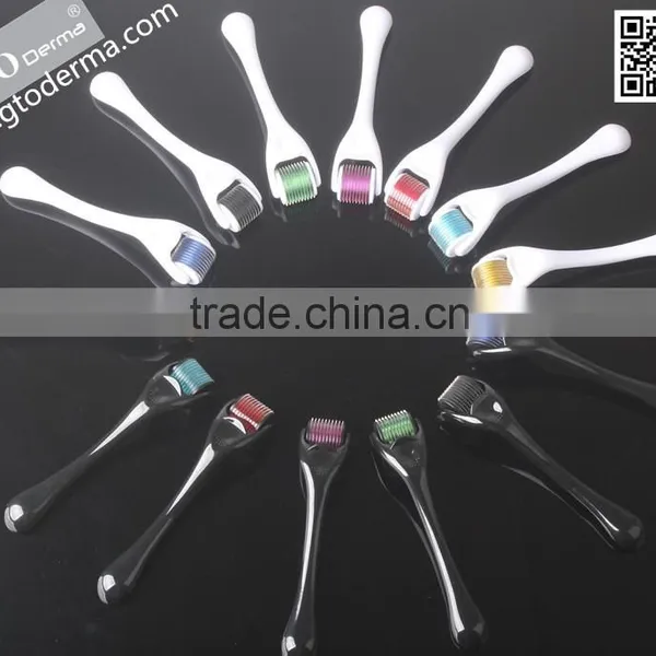 GTO Silver and Golden Handle 540 Needle Microneedle Derma Roller photo-3