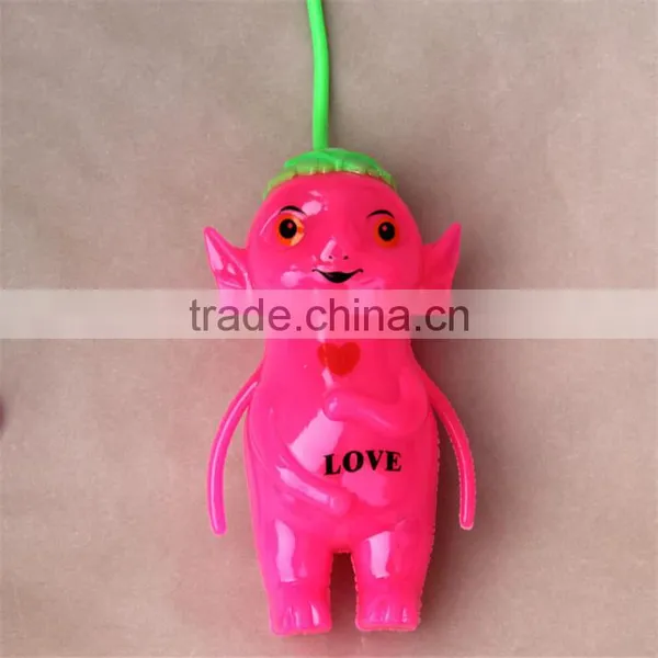 Hot Sell Cartoon Figure Pladtic Flashing Light up Toys for Kids photo-2