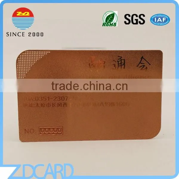 Rose Gold Plated Stainless Steel Cards photo-2