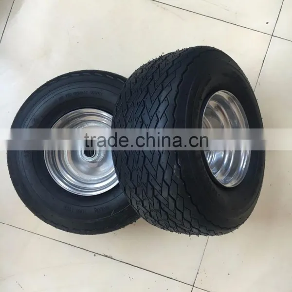 Top Quality 13 x 6.5-6 Pneumatic Golf Cart Wheel Assembly photo-2
