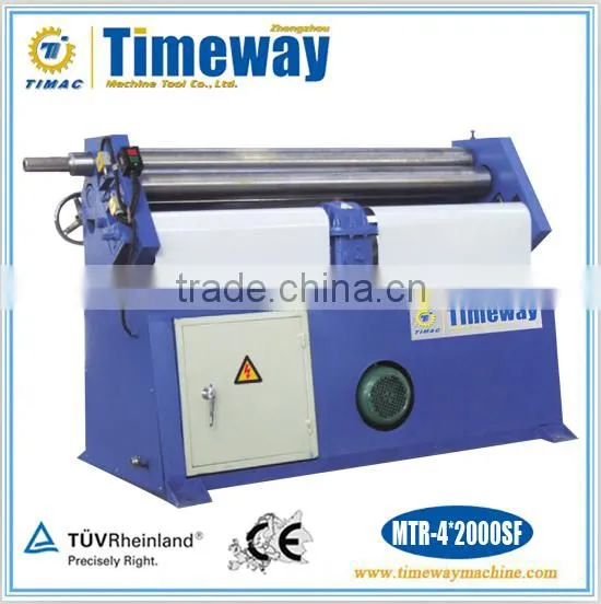 Manual or Mechanical or Hydraulic Three Roller Asymmetrical Steel Metal Plate Rolling Machine photo-2