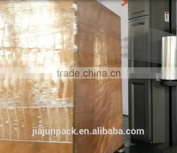 Good Automatic Pallet Wrapping Machine With Automatic Cut Film Function SIEMENS Control System Europe Quality photo-3