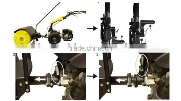 Professioanl Machine With Snow Thrower/sweeper/tiller Function photo-3