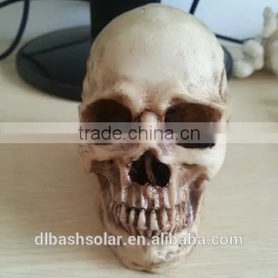 Sinister SKULL Skeleton Scary Lantern Halloween Light Up Party Spooky Decoration photo-5