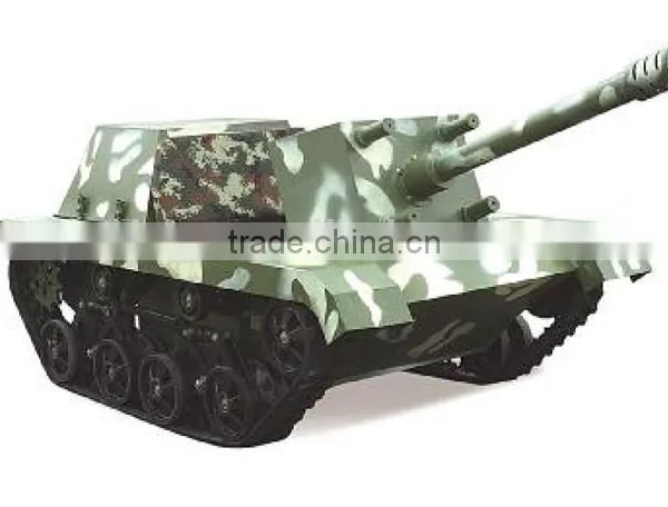 XBH 6X6-1B-2 Amusement Tiny Tank Track Drive Vehicle Entertainment Electronic Simulation Tank ATV photo-2