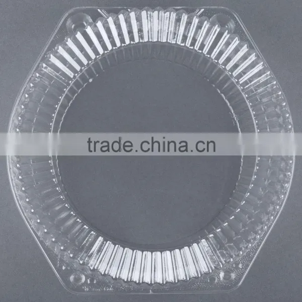 OEM Round Hinged Clamshell Cheesecake Containers photo-2