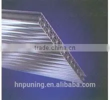 10 Years Quality Polycarbonate Resin New Building Material Twin Wall Colored Polycarbonate Sheet for Roofs Skylight Awning photo-3