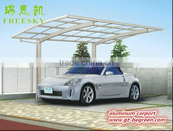 Two Car Capacity Outdoor Aluminum Folding Car Garage Metal Car Canopy for Sale photo-3
