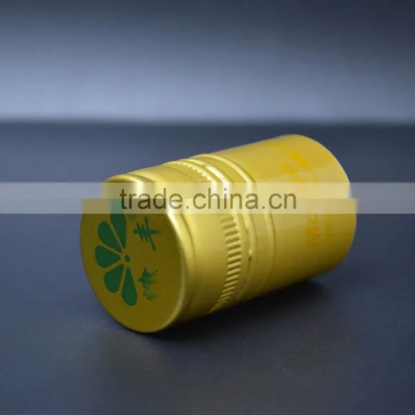 Factory Price Wholesale Twist off Aluminum Cap Gold Bottle Cap photo-2
