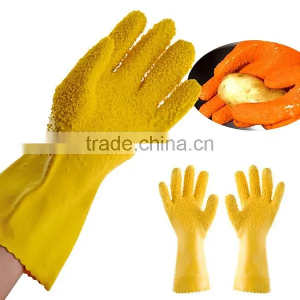 Anti Slip Tater Mitts Potato Peeling Gloves photo-6