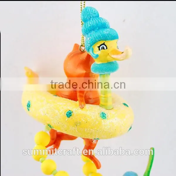 Polyresin Cat Figurine Christmas Tree Ornament photo-3
