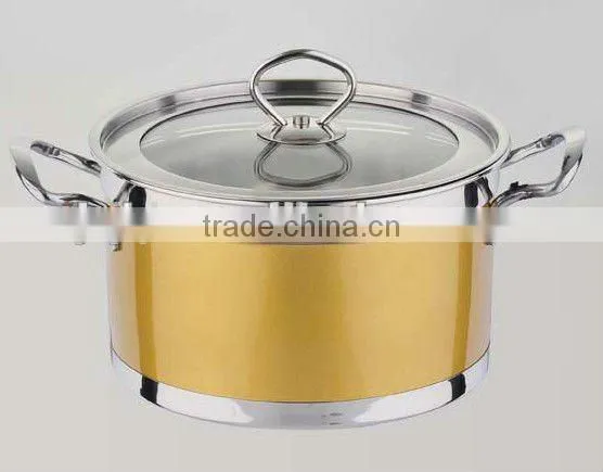 Colorful Stainless Steel Casserole Pot Soup Pot photo-3