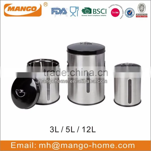 Hot Sale Square Stainless Steel Rice Storage Box photo-3