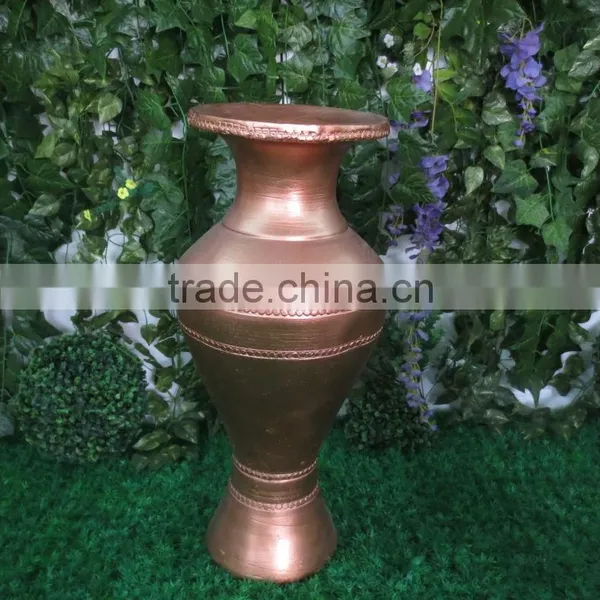 Fiberglass Bronze Color Vase photo-2
