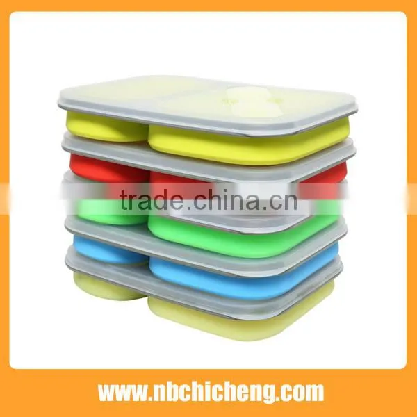 Kitchenware Set Silicone Fast Food Box, Silicone Lunch Box, Silicone Folding Box photo-4