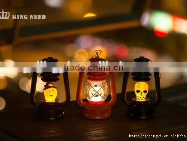 Plastic Led Warmwhite Lighting Small Lantern Halloween Decorations photo-2