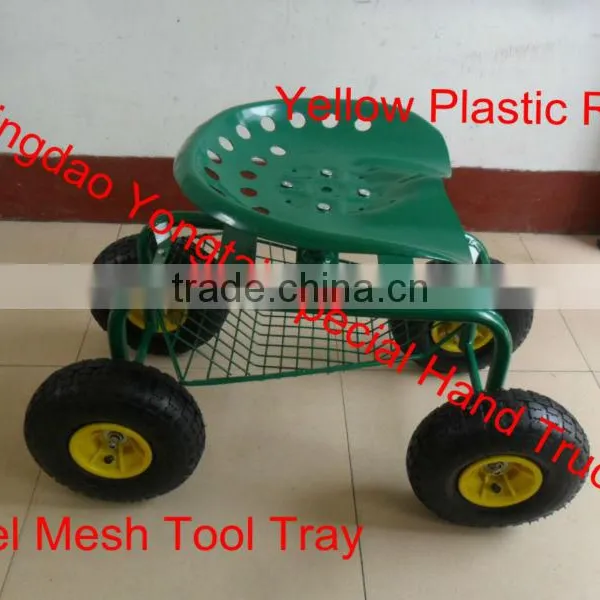 Rolling 4 Wheeled Garden Work Seat photo-2