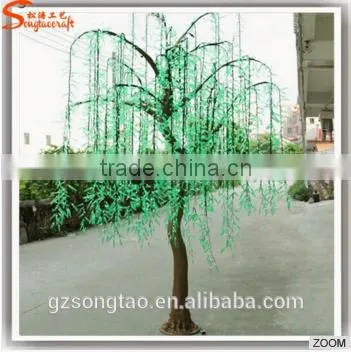 Factory Wholesale Artificial Weeping Led Lighted Willow Tree For Decoration photo-4