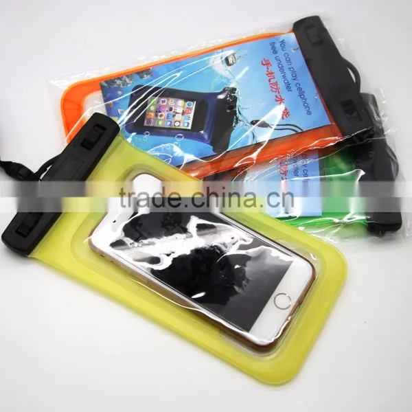 2017 Customize Update Hot Selling Best Quality Portable Pvc Waterproof Swimming Mobile Phone WaterProof Bag for Iphone 6 photo-2