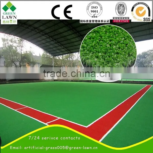 Artificial Turf Plastic Grass Lawn Mat for Tennis Basketball Court photo-6