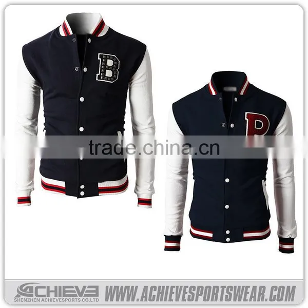 Custom Suit Casual Baseball Jacket Mens Hoodies/suit Jacket Hoodie photo-3