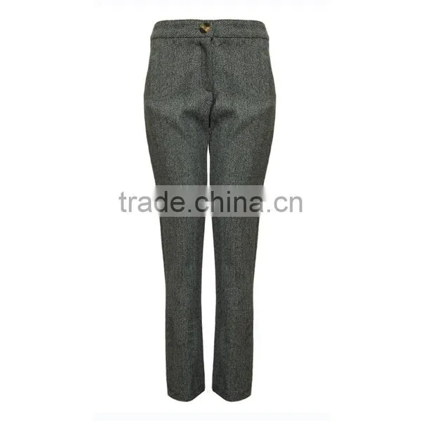Fashion Ladies Formal Slim Fit Pants Long Black Trousers 2016 High Quality Tight Women Pants photo-2