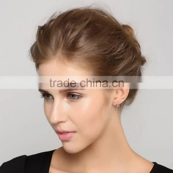 Wholesale Price 925 Sterling Silver Double D Earrings Fashion Jewelry Elegent Earrings For Women photo-4