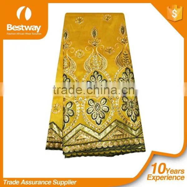 2017 Hot Wedding Dress Lace Indian Raw Silk George Lace Fabric GP0060 photo-2