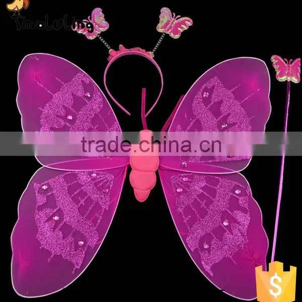 New Arrival Wholesale Girls Fairy Wings Cheap Wing Sets photo-2