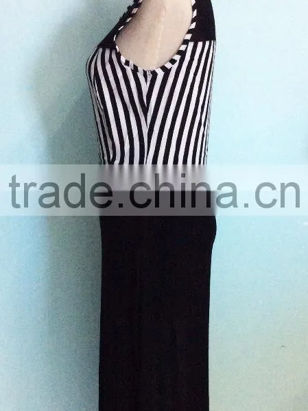 Cheapsale China Supplier Summer Women Chiffon Matching Fashion Casual Dresses photo-3