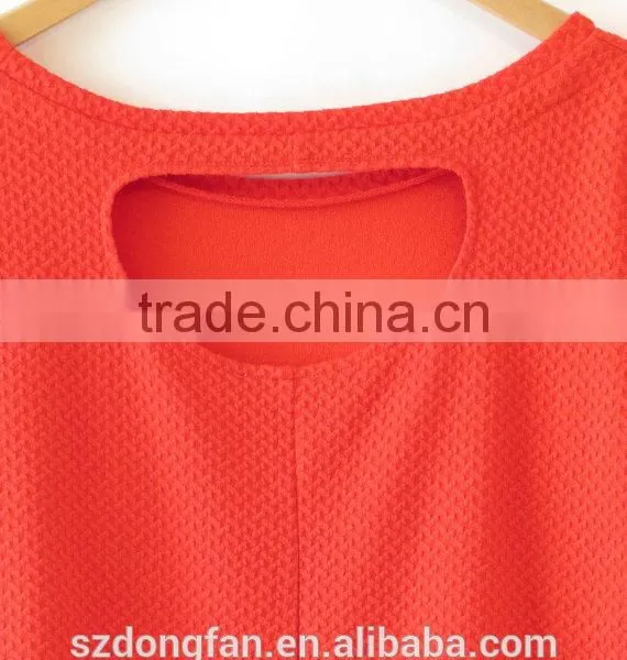 Top Cutout Shirt High Low Hem Top Cut Out Top Oversize Cropped Top Mullet Shirt Size XS Small photo-3
