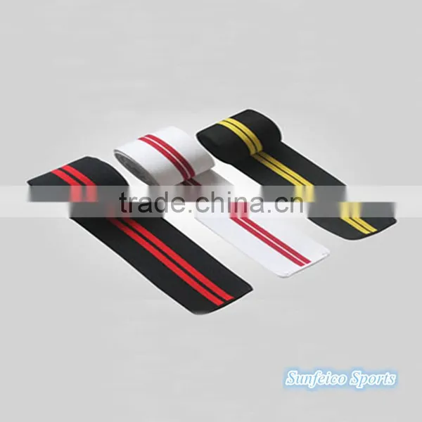 Lightweight Elastic Knee Bandages Leg Compression Calf Support Wraps Sports Squats Training~3colors~Accept Custom photo-5