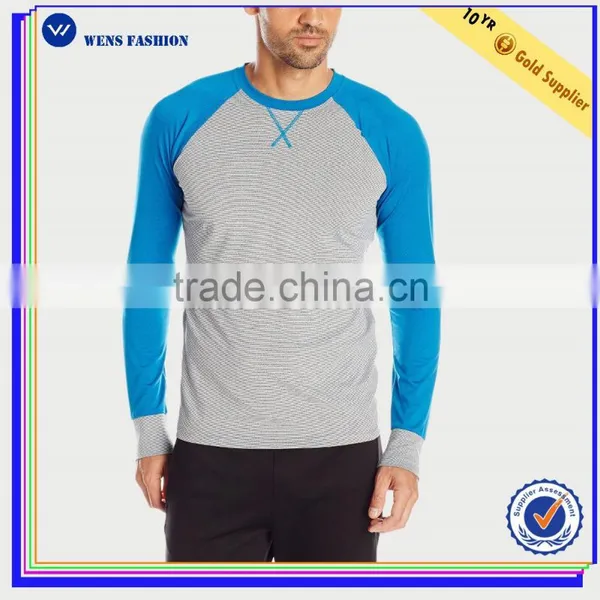 High Quality Tshirt Boys Design Printing Man Gym Tshirt Two-color Long Sleeve Tshirt photo-3
