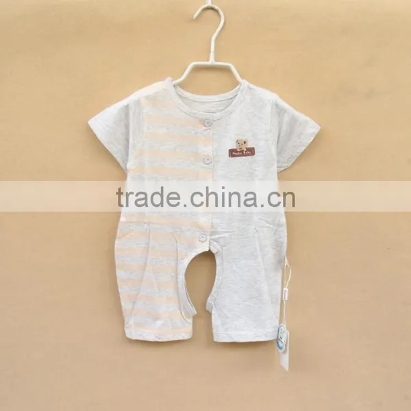 Wholesale Summer Striped Girls Baby Rompers Cotton Clothing photo-3