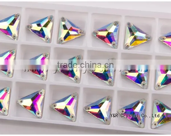 Glass Crystal Stone for Dress Clear AB Sew on Sotne for Dress photo-3