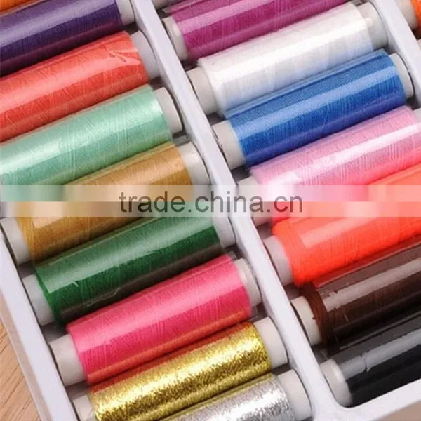 Hot New 100% Polyester Sewing Machine Thread 39 Mixed Colors 40s/2 Spool for for Home Embroidery Machine Thread photo-3
