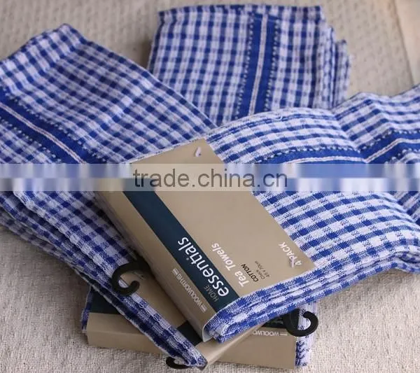 China Supplier Plain Linen Wafflle Checked Tea Towel photo-5