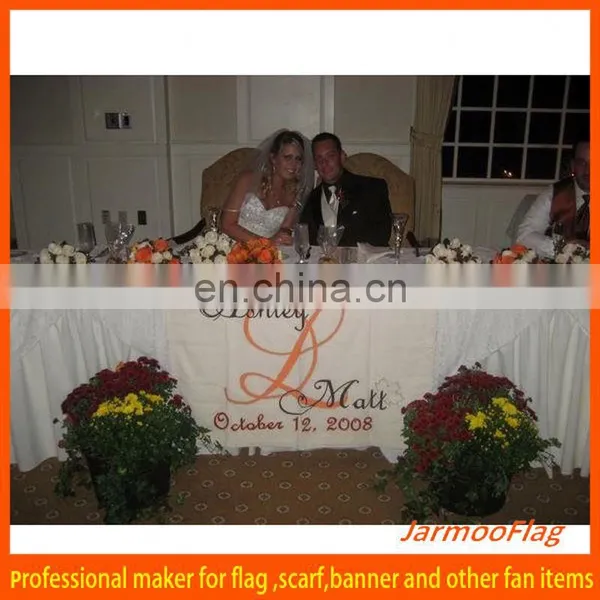 Customized Standard Wedding Table Cover